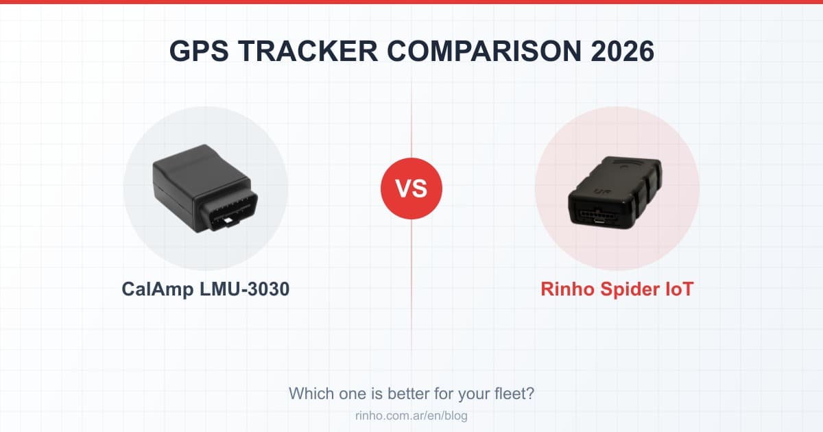 CalAmp LMU-3030 vs Rinho Spider IoT: OBD-II Trackers 2026
