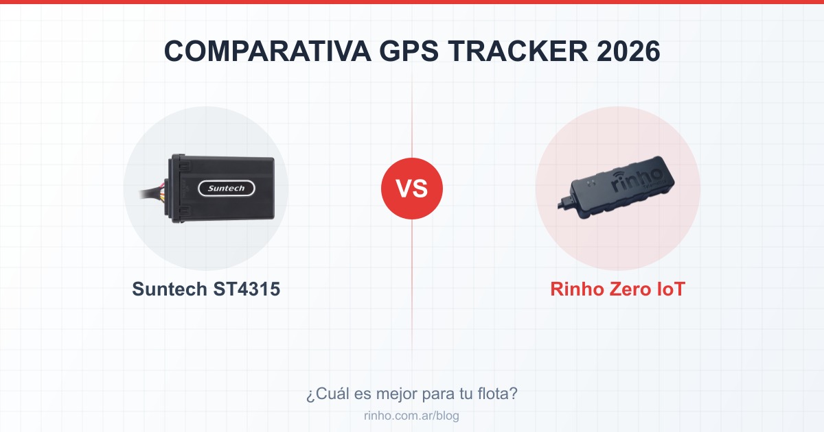 Comparativa Suntech ST4315 vs Rinho Zero IoT