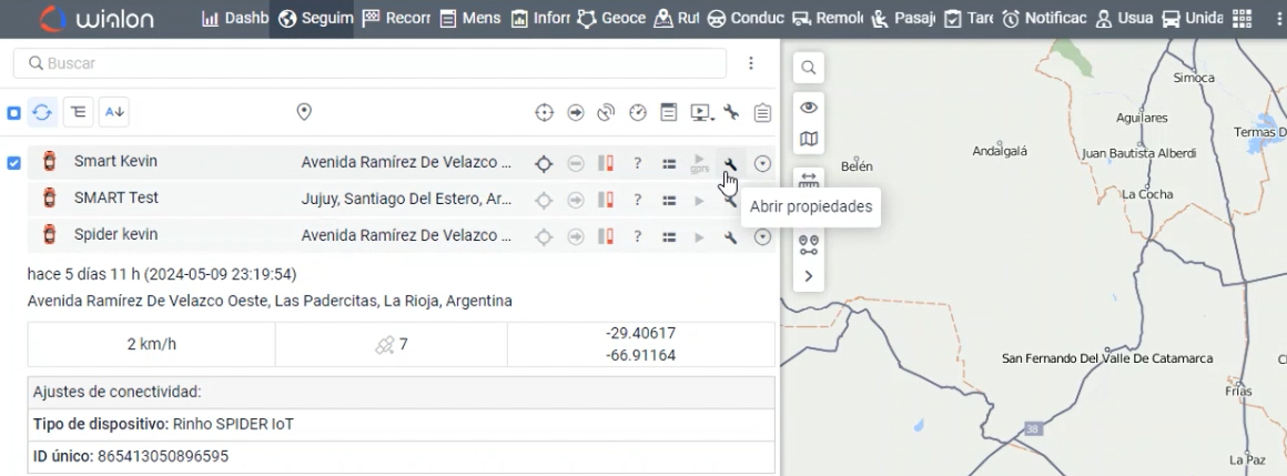Esquema de conexión del sensor de ignición al dispositivo GPS