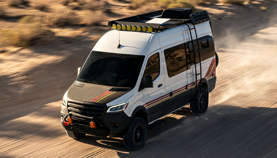 Vehículo con Starlink Mini